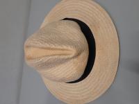 BEIGE STRAW HAT - BRAND H&amp;M